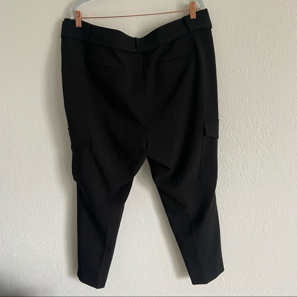 NWT Loft Cargo Pants Size 18 Black, Gold Hardware - Picture 4 of 7